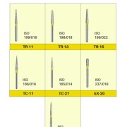 NT CRYSTAL FG Abrasive Diamond Burs(TR-41)(pack Of Five)