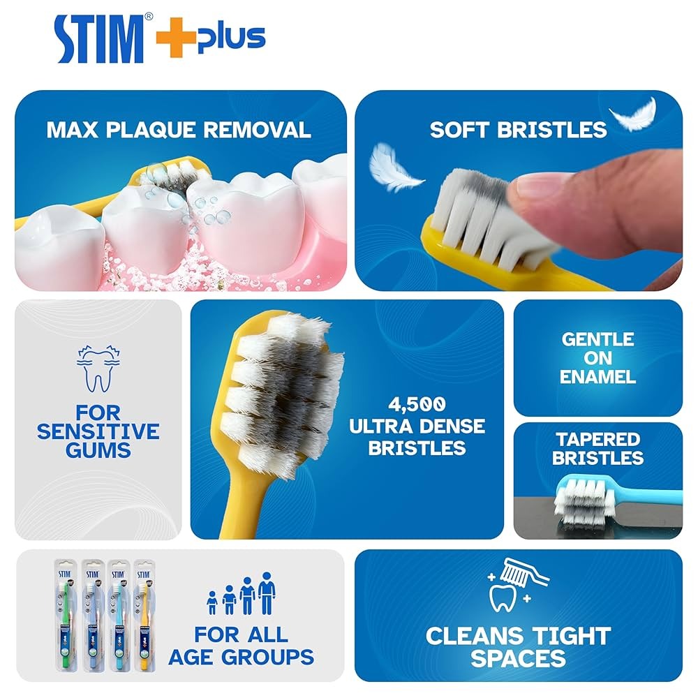Stim Plus Toothbrush Pack Of 12