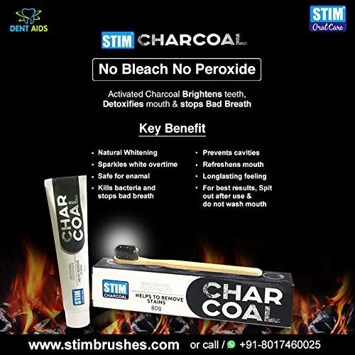 Stim Charcoal Toothpaste Pack Of 10