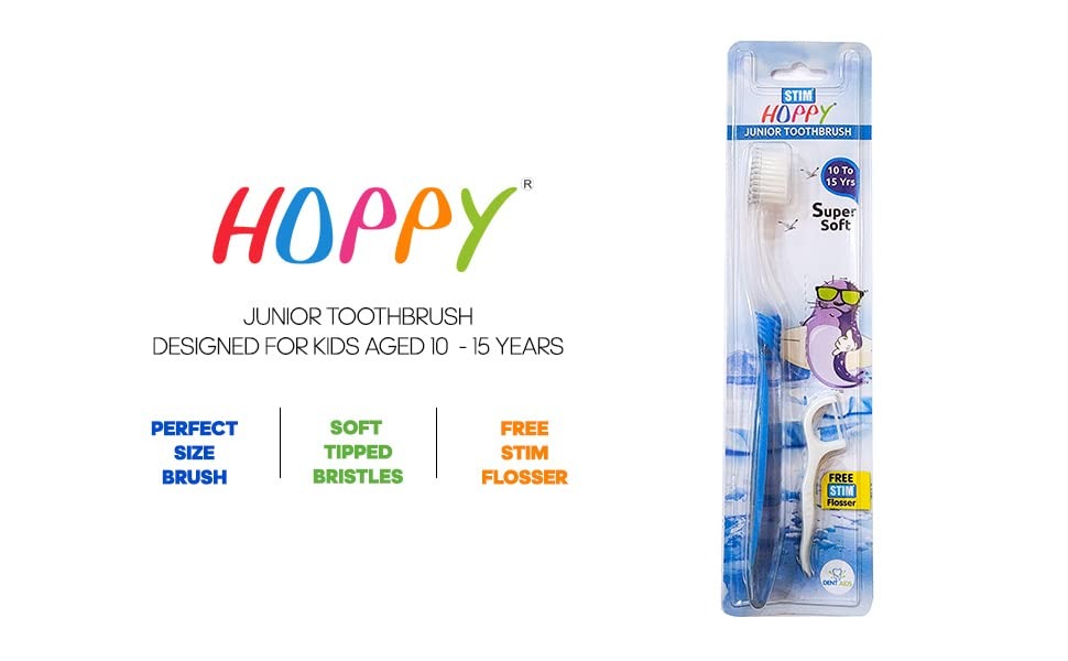 Stim Hoppy Junior Toothbrush 10-15years (pack Of 12)