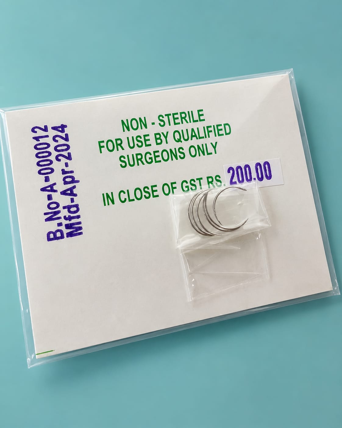 Gokul Stainless Steel Surgical Suture Needles No-26