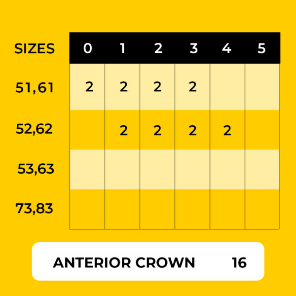 Anterior Crowns Central And Lateral Incisor Starter Kit