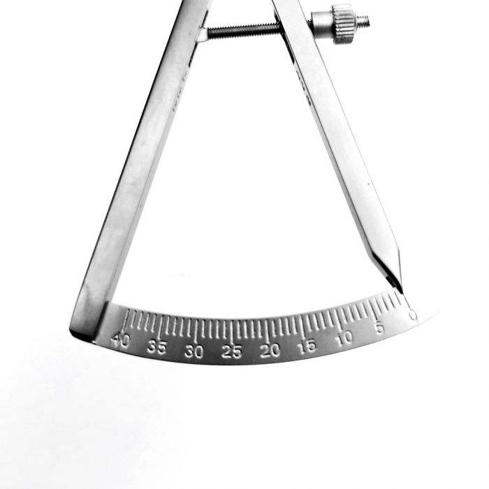 Castroviejo Bone Caliper Curved - Precision