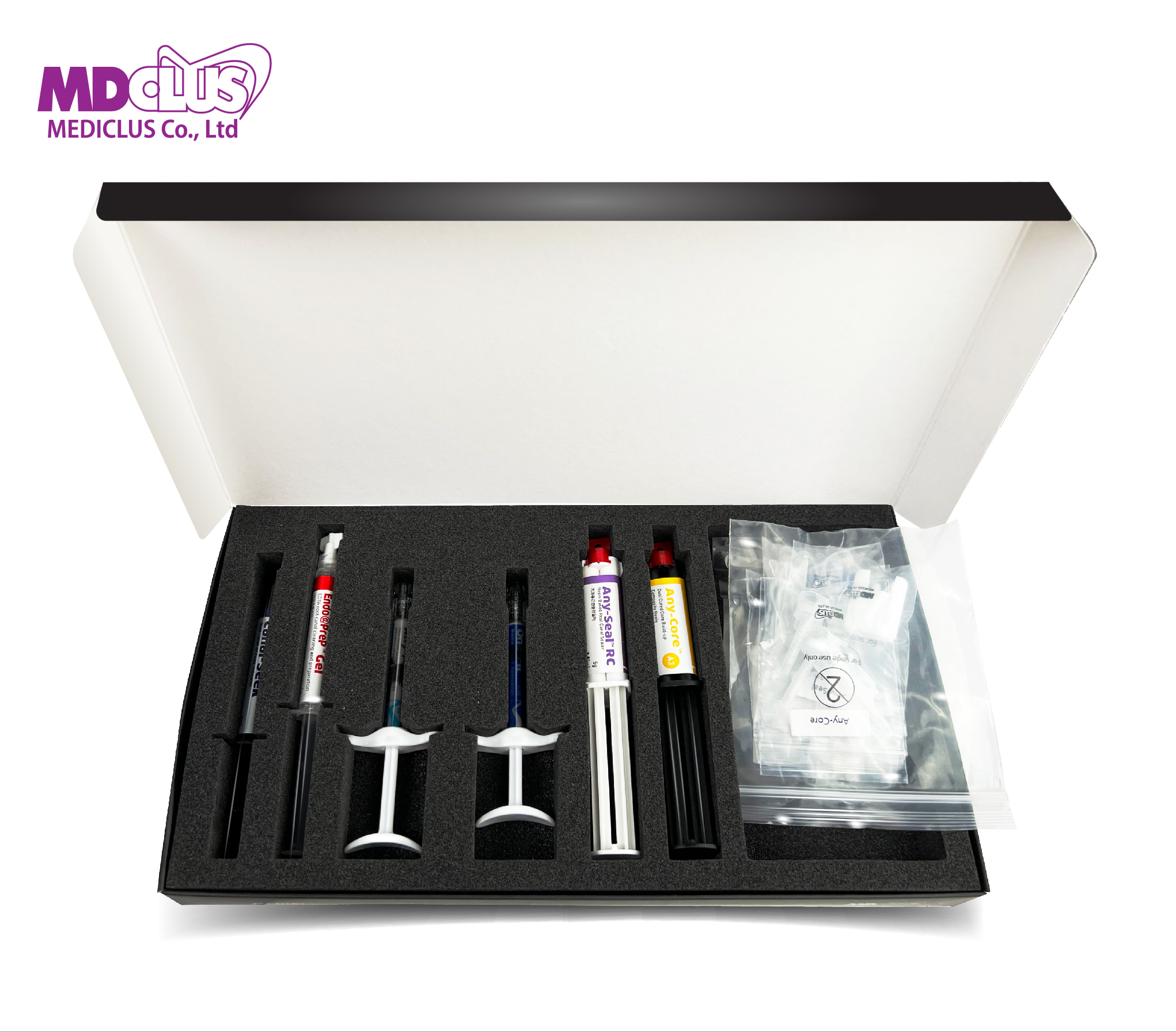 Set Of 3 Mediclus One-Fill And Get Free Mediclus Endo-Solution Kit + Mediclus Endo@PreP Cream, 3gm