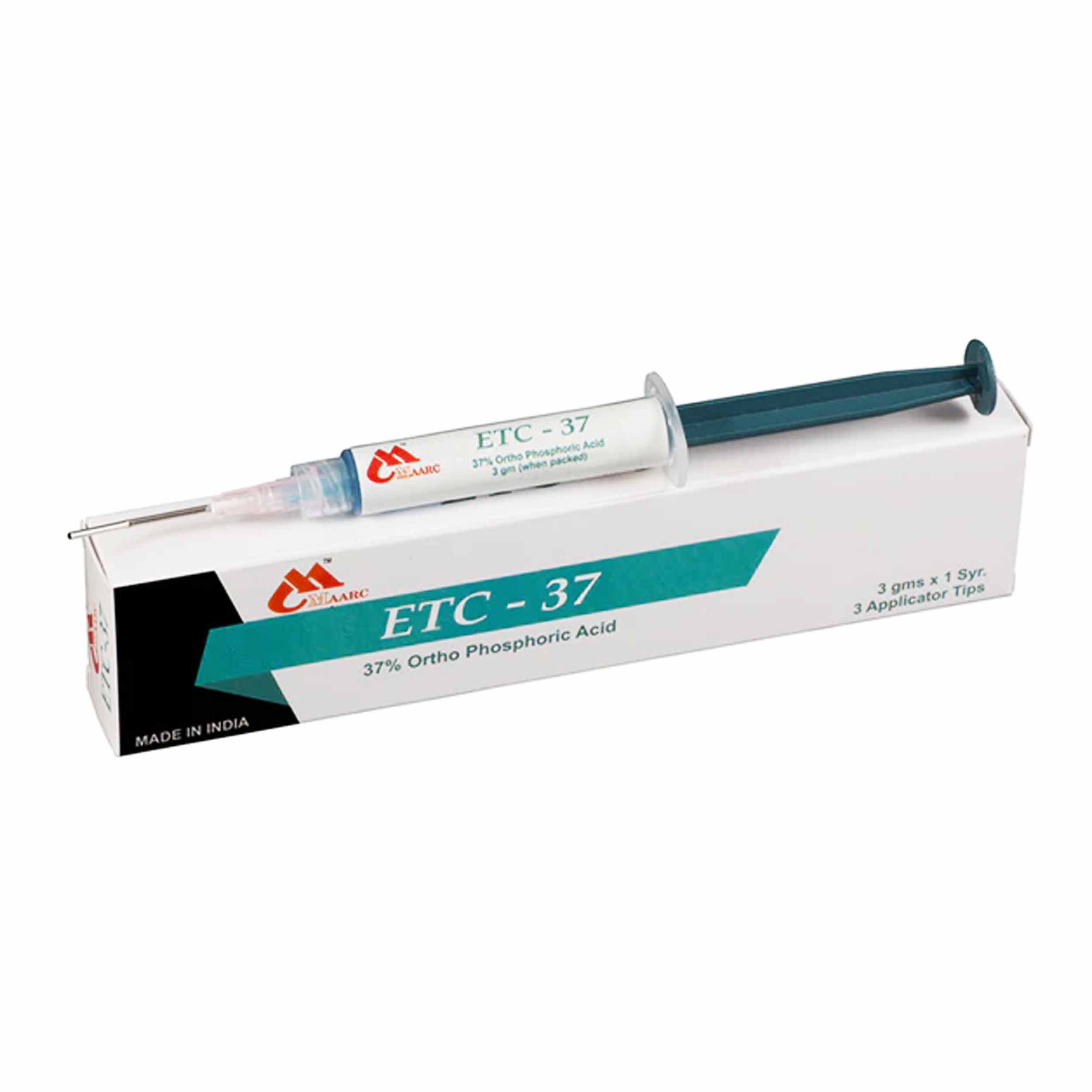 Maarc Etch-37 Dental Etchant Gel – 37% Ortho Phosphoric Acid