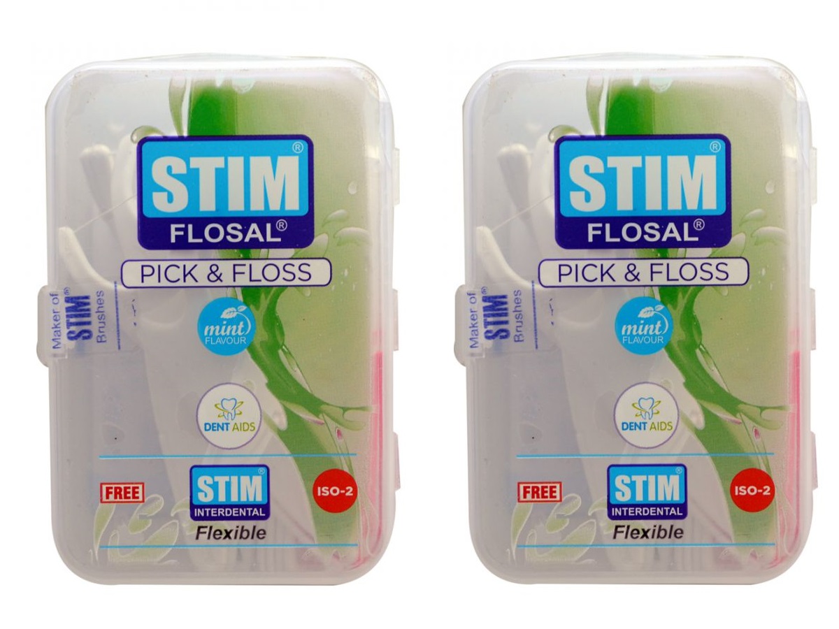 Stim Flosal Pic & Floss Pack Of 2