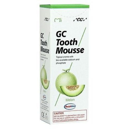 GC Tooth Mousse Topical Dental Tooth Crème For Cavity Protection 40g Tube #Melon