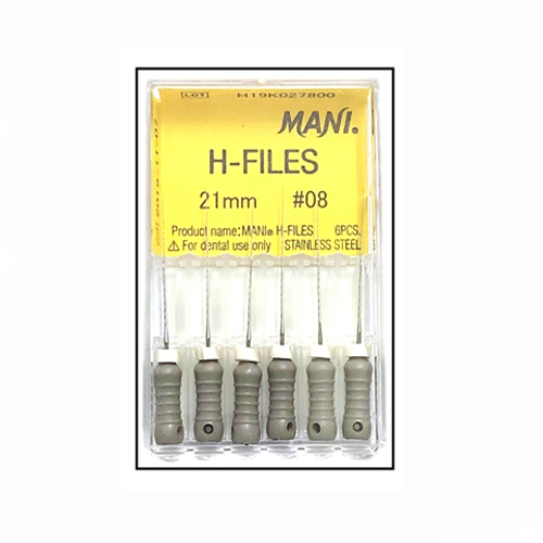 Mani H File 21mm #15-40 Dental