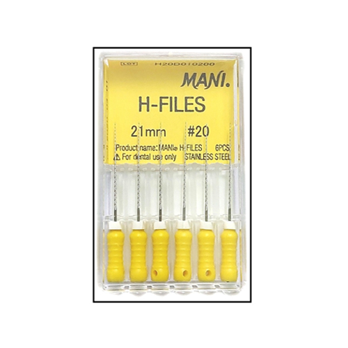 Mani H File 21mm #15-40 Dental