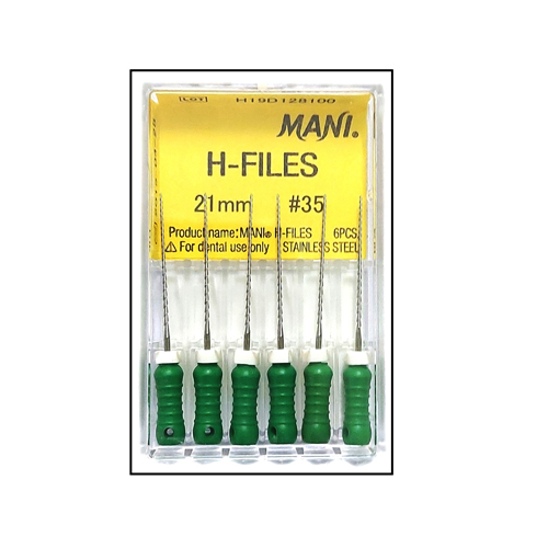 Mani H File 21mm #15-40 Dental