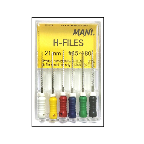 Mani H File 21mm #15-40 Dental