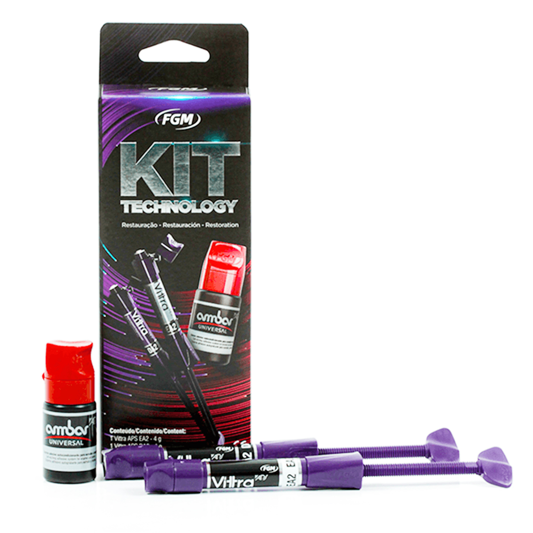 Kit Resina Technology Adesivo Ambar Univesal Aps - FGM