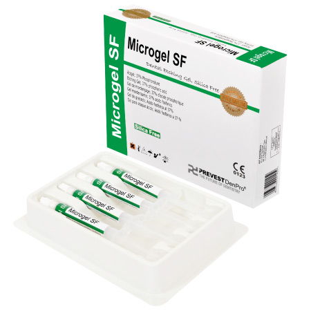 Prevest Denpro Microgel SF Gel For Enamel Etching Dentine Conditioning 4x5ml