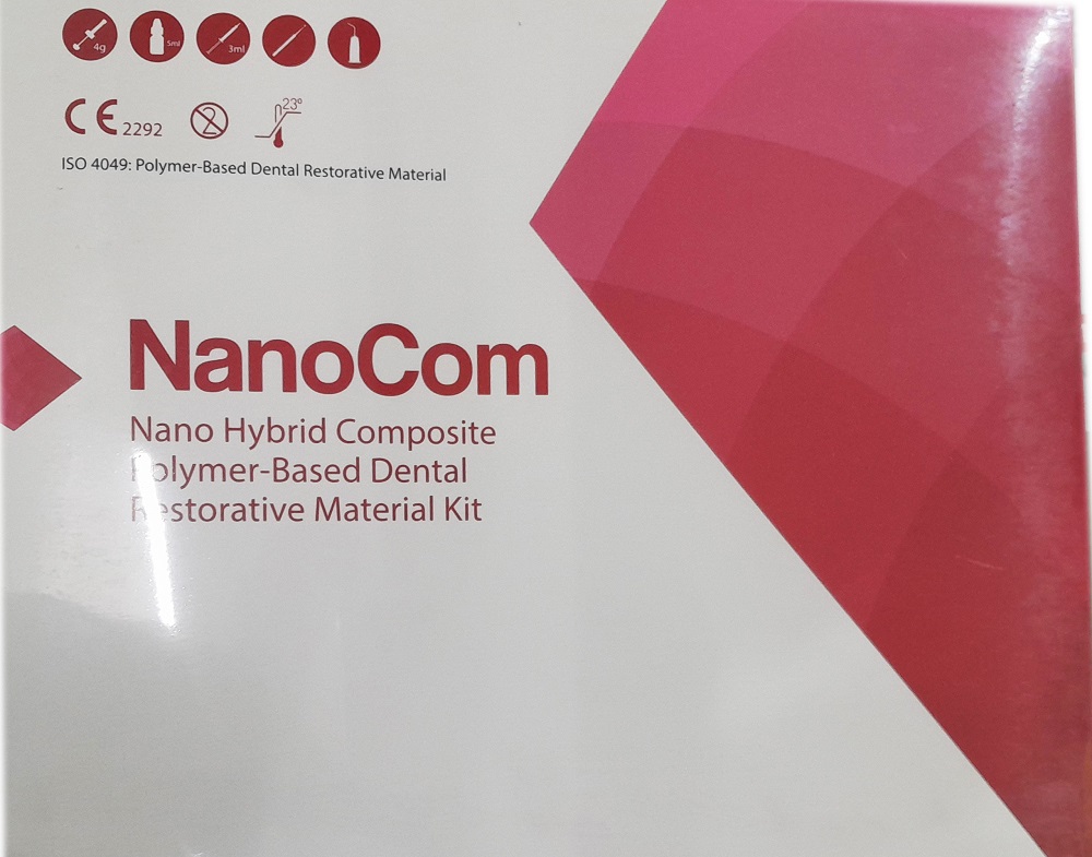 Dentgist NanoCom Nanohybrid Composite Dental Restorative Material 7 Syringe Kit