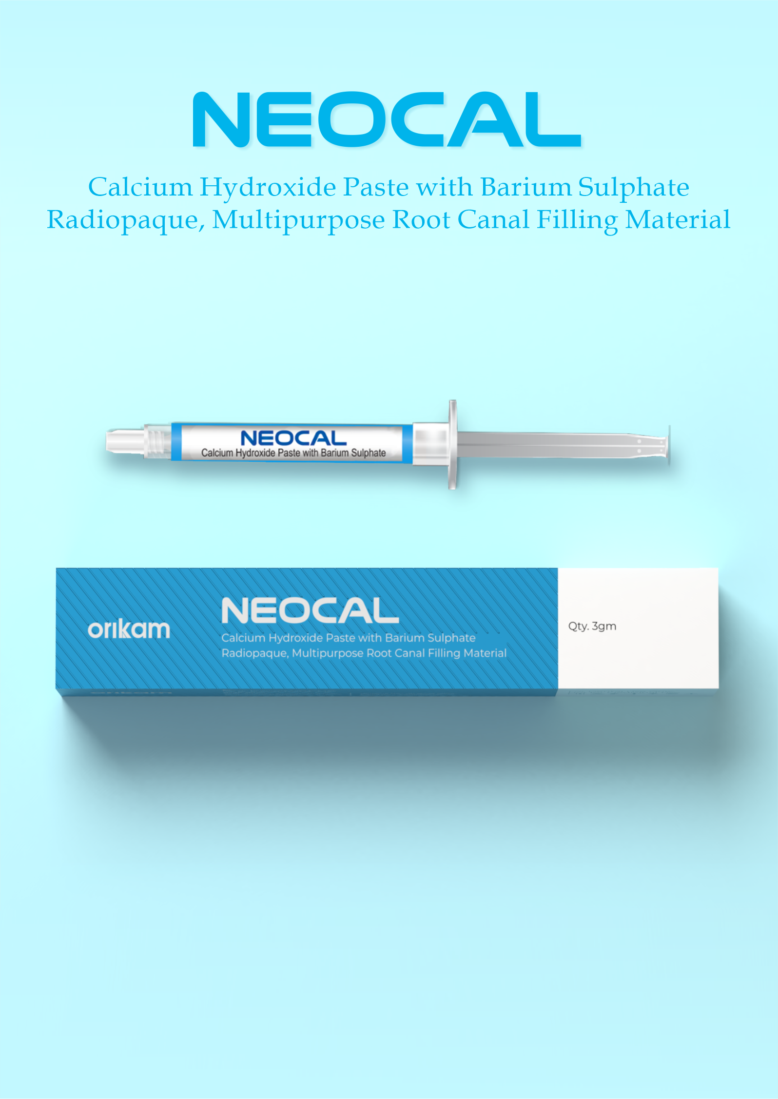 Orikam Neocal Calcium Hydroxide Paste With Barium Sulphate 3gm