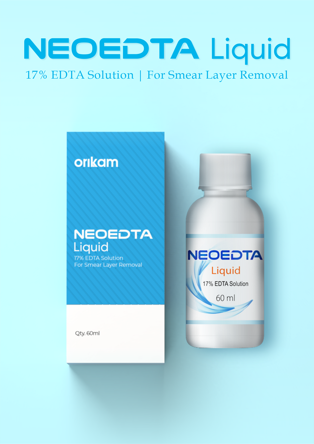 Orikam NeoEndo NeoEdta Liquid 17% Chelating Agent 60ml