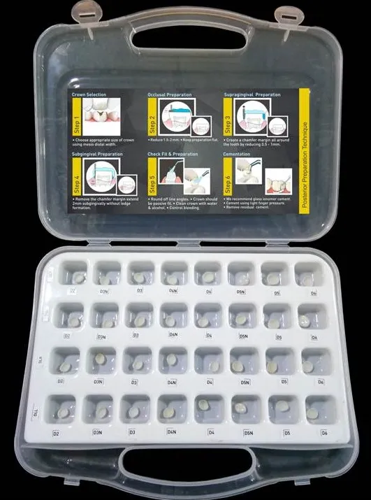 Posterior Crowns  Primary First Molar Starter Kit (D)