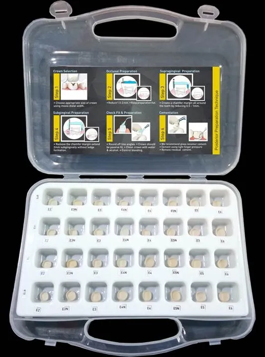 Posterior Crowns Primary Second Molar Master Kit (E)