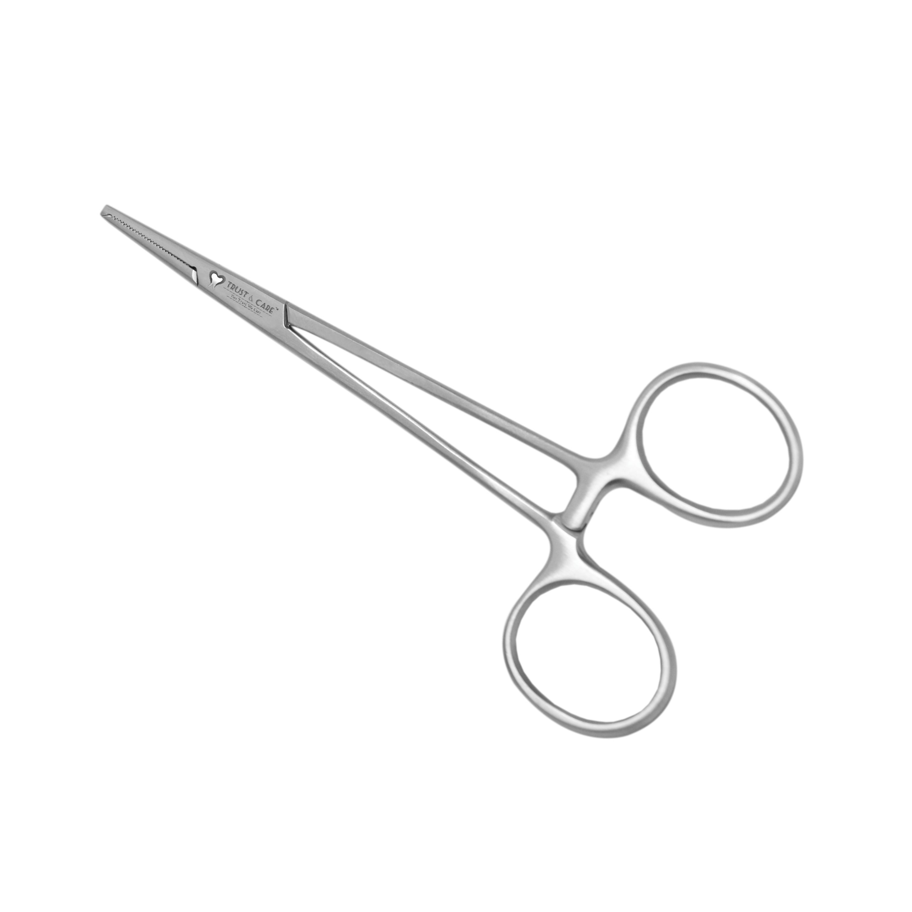 Trust & Care Mosquito With Tooth 1X2 Artery/Hemostats Forceps 12 Cm Straight