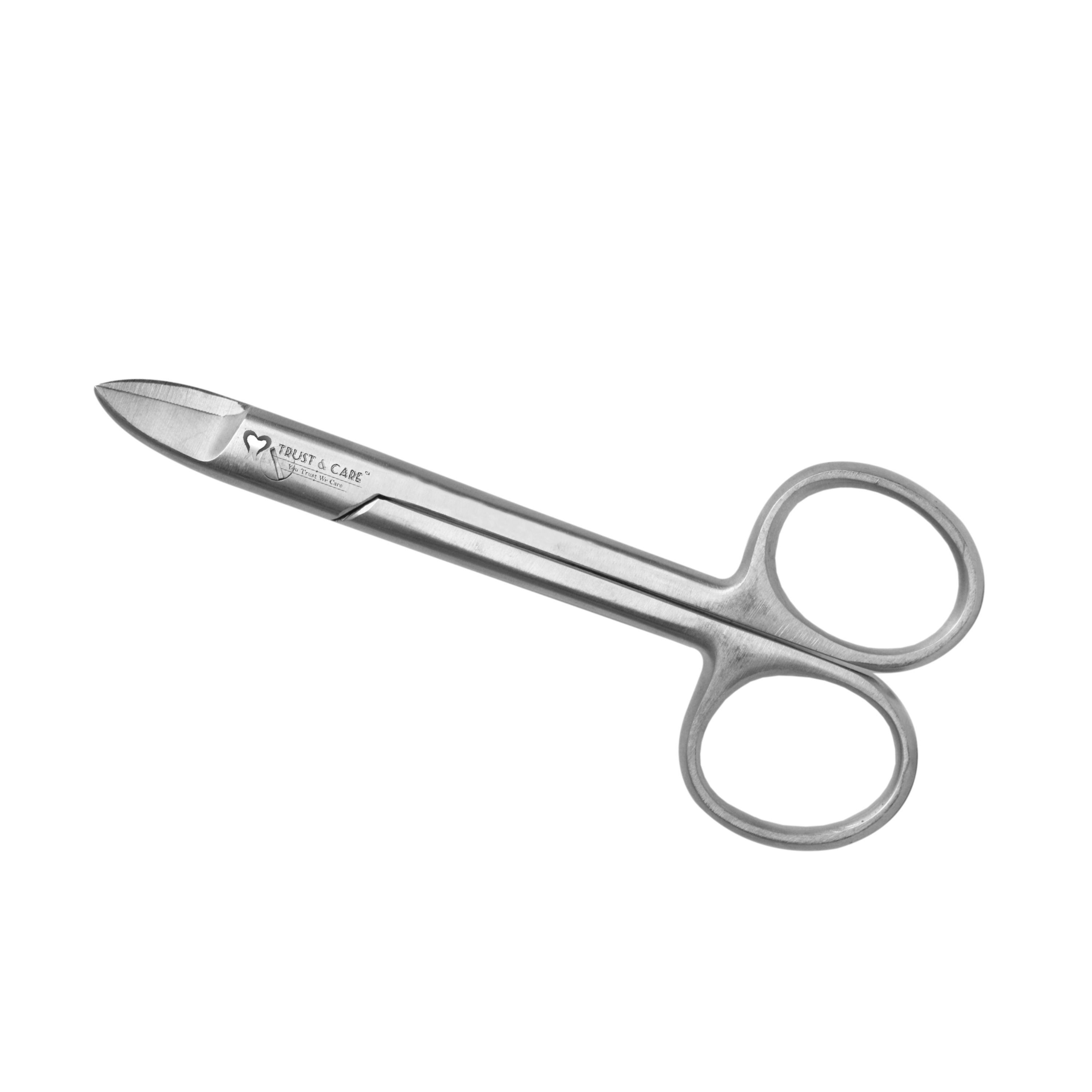 Trust & Care Band & Crown Cutting Scissor 12.5 Cm Curved