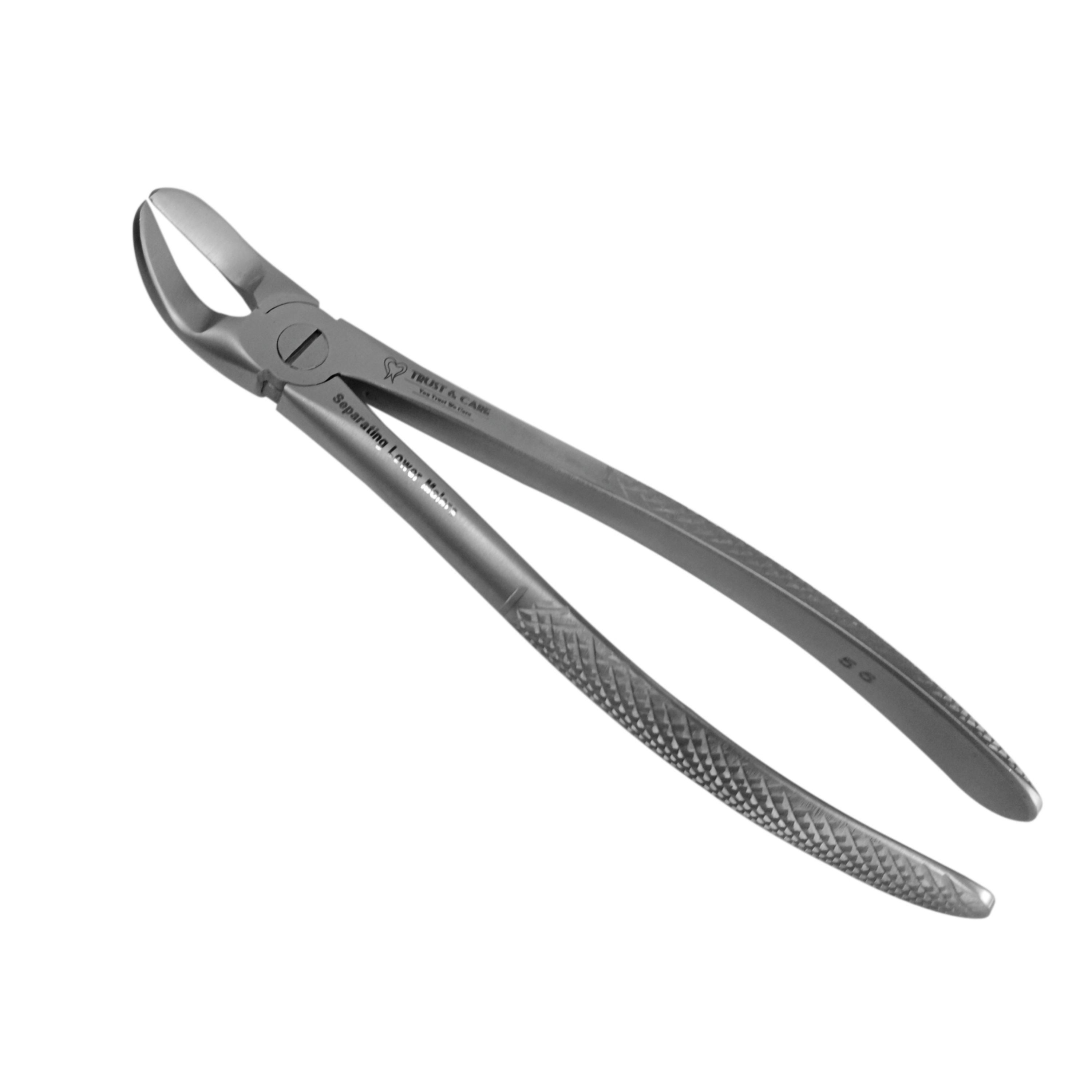 Trust & Care Tooth Extraction Forcep Seprating Lower Molars Fig No. 56 Standard