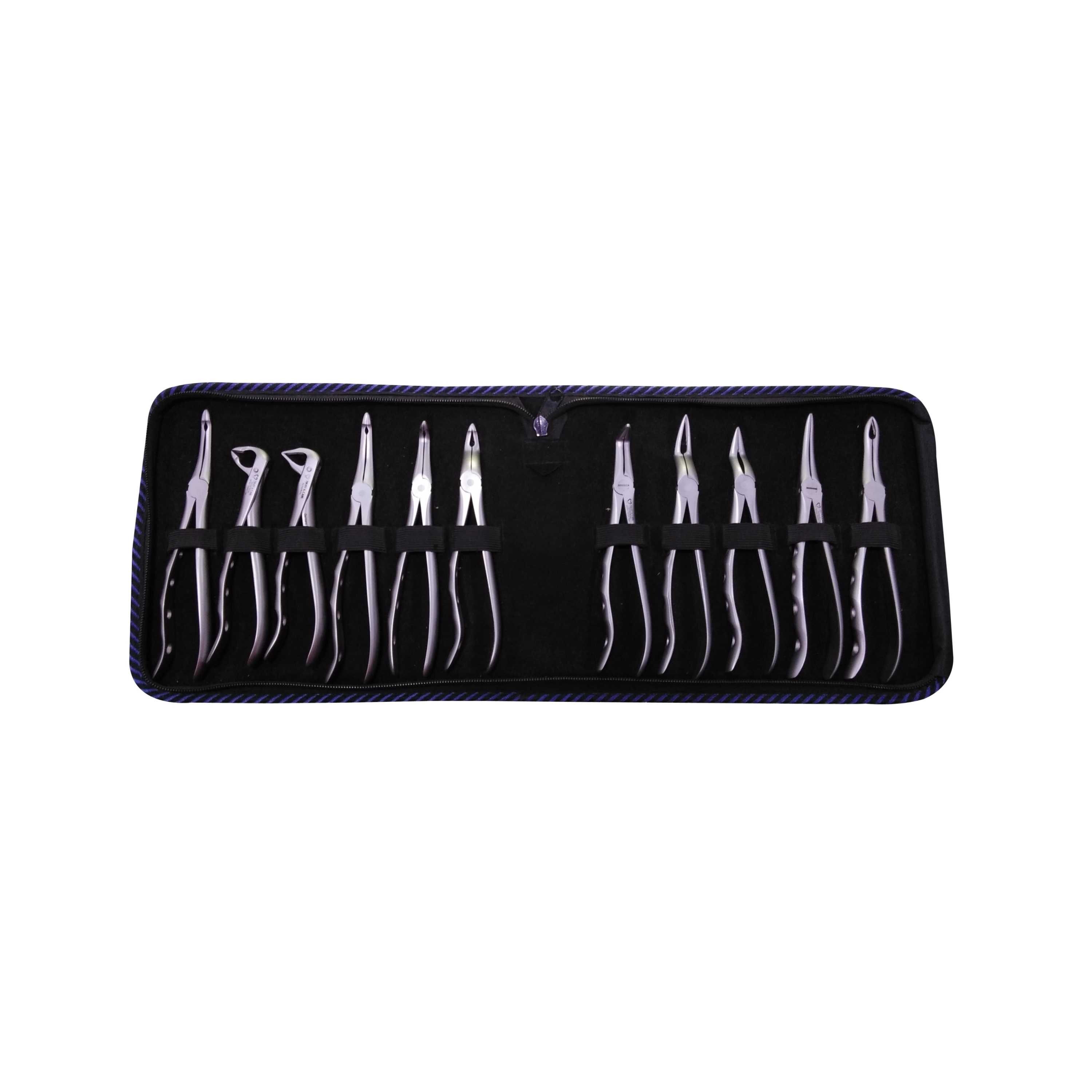 Trust & Care Secure Tooth Extraction Forcep Kit Set Of 11-Pcs