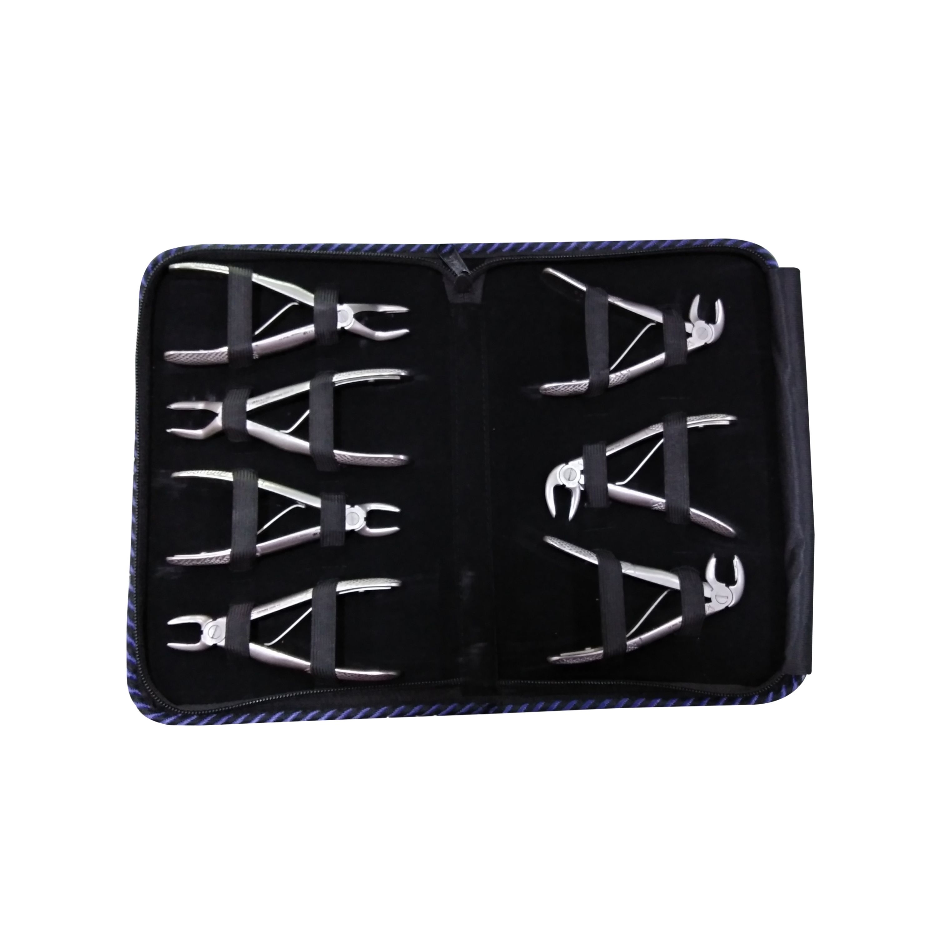 Trust & Care Standard Tooth Extraction Forceps Kit (Peedo) Set Of 7-Pcs