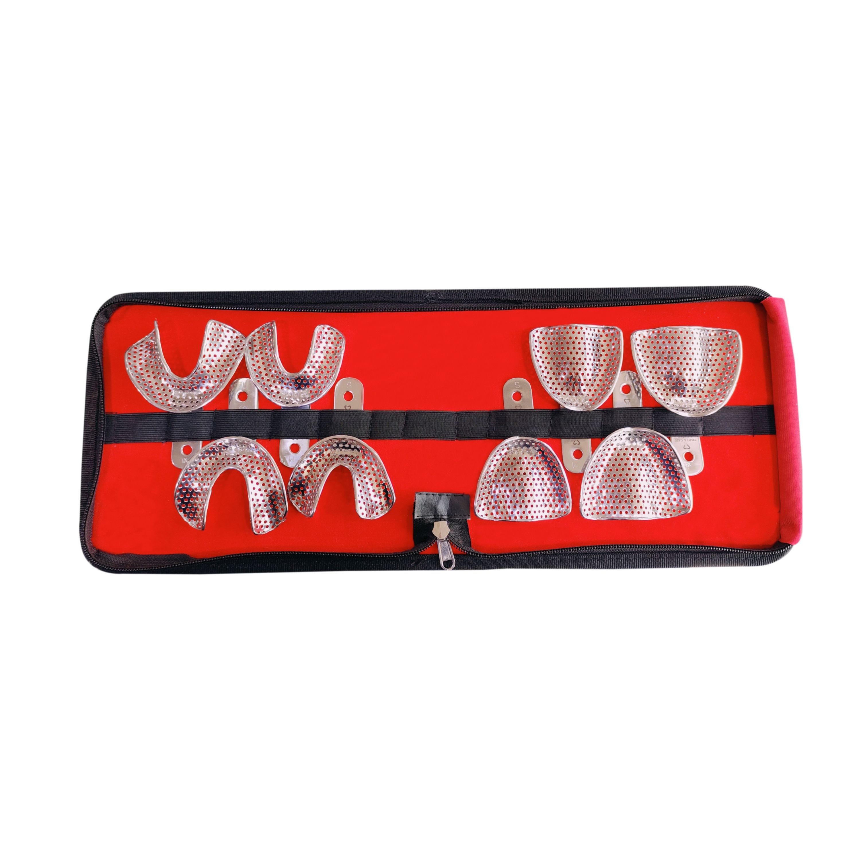 Trust & Care E-Dentulous Perforated Impression Trays Set Of 8-Pcs