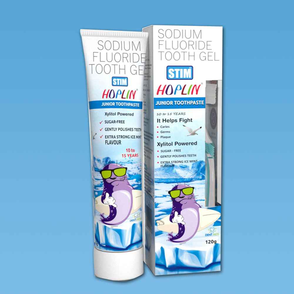 Stim Hoplin Junior Toothpaste - 10 Years To 15 Years With Toothbrush