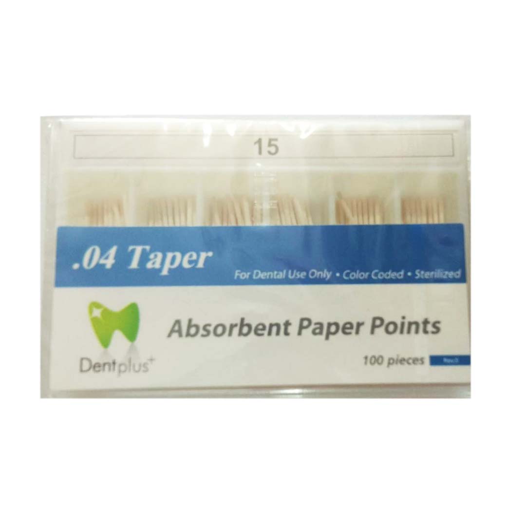 Dentplus Absorbent Paper Points 15 4%