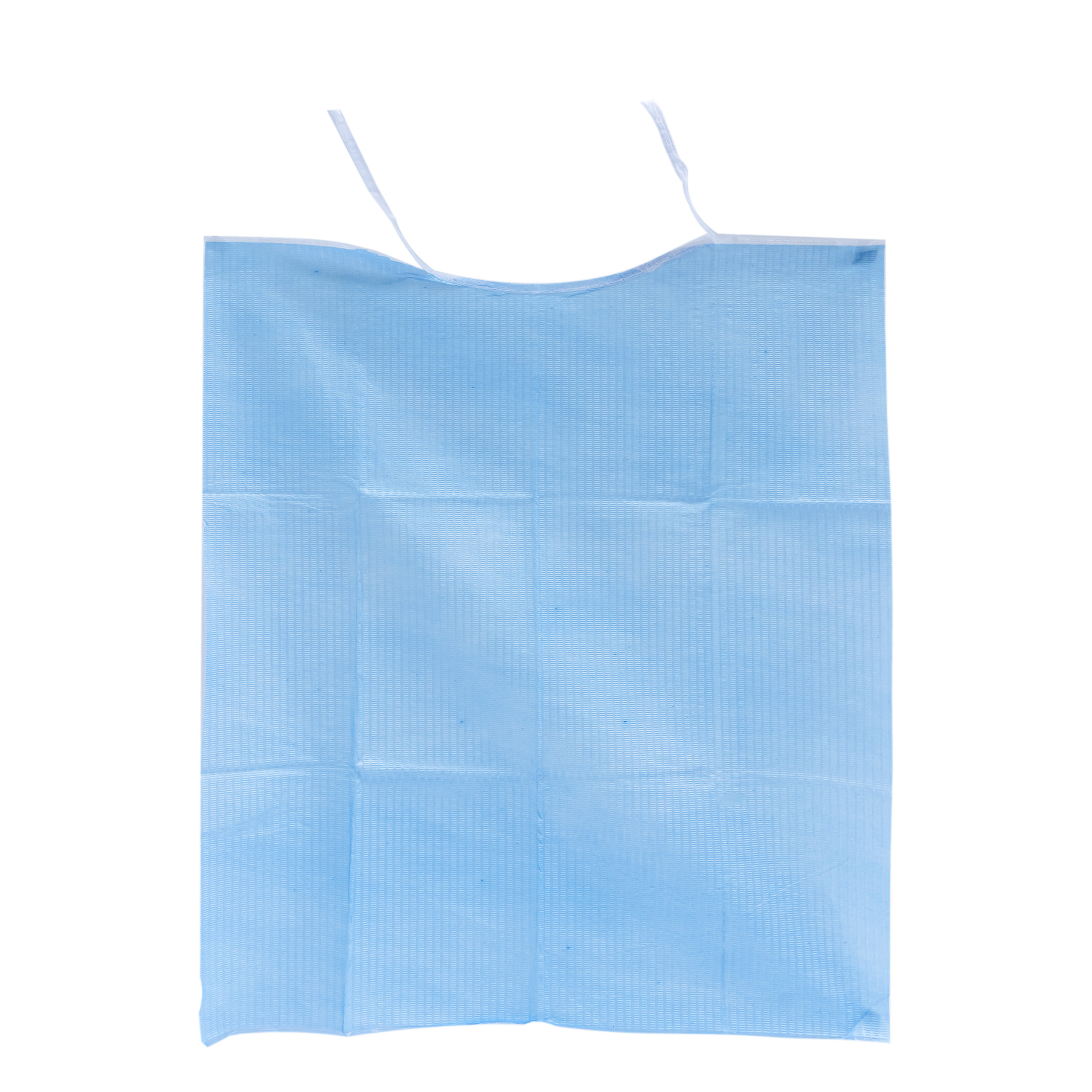 Dental Bibs Tie Back (blue) 50 Pieces