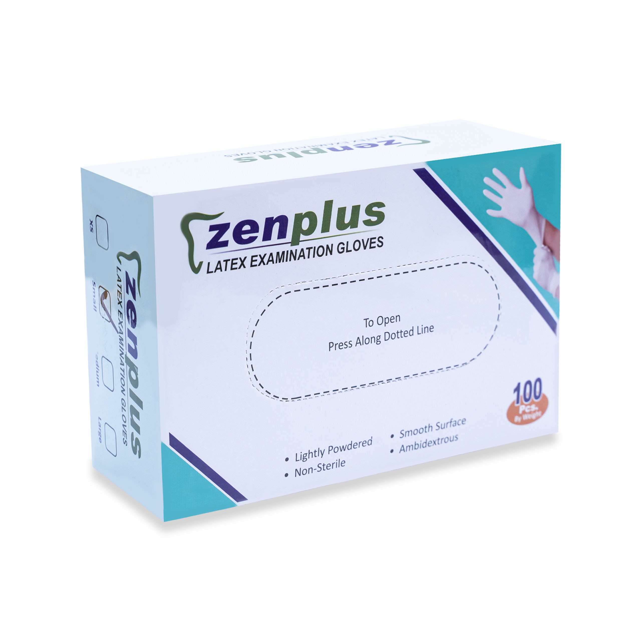 Zenplus Latex Gloves Medium