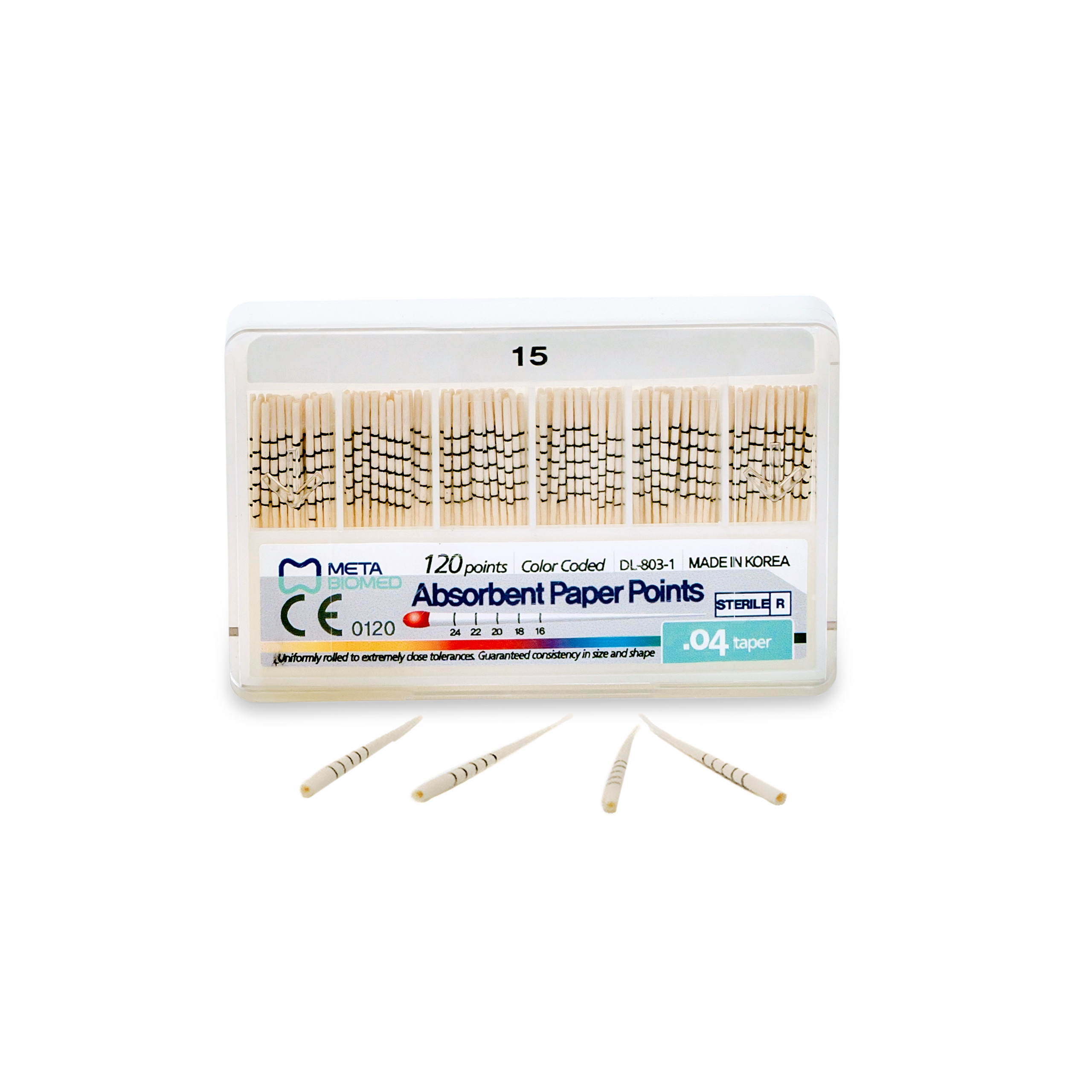 Absorbent Paper Points .04 Taper (15)