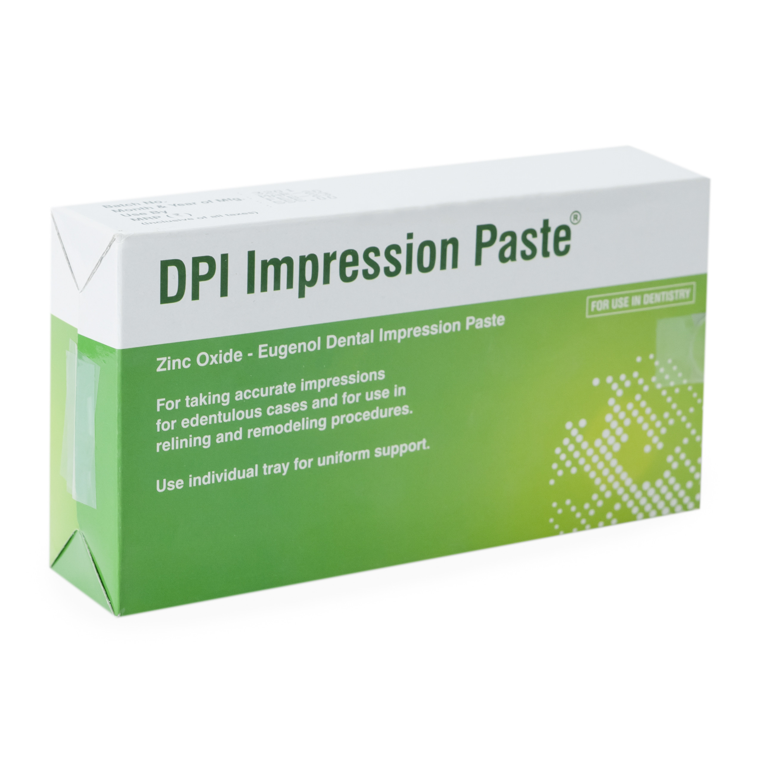 DPI Impression Paste (Zinc Oxide And Eugenol Impression Paste)