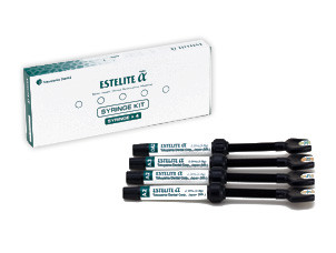 Tokuyama Estelite Alpha Syringe Kit (A2x2,A3,OA2) Resin Based Restorative Material