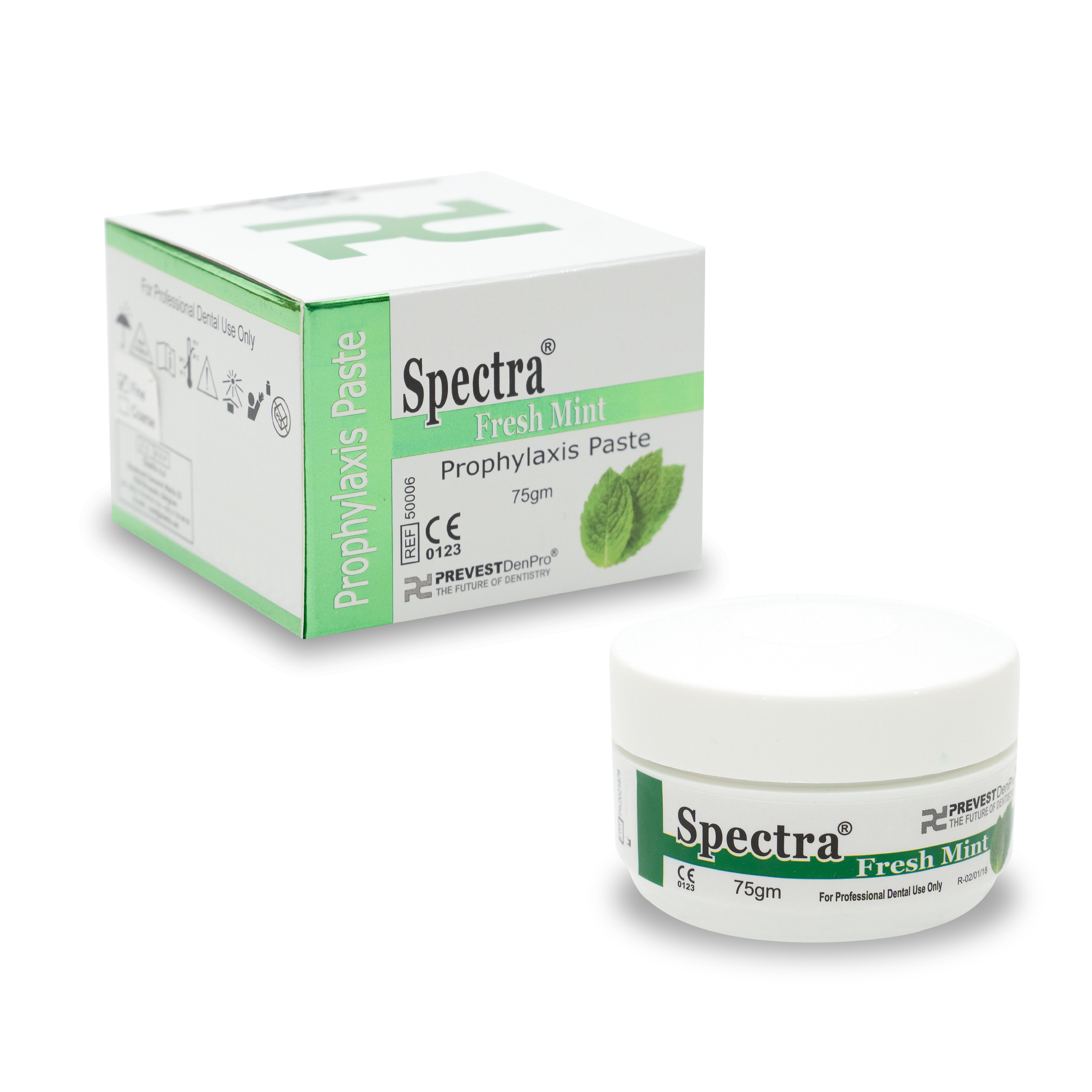 Prevest Spectra Prophy Paste with Fluoride Fresh Mint 75gm Jar