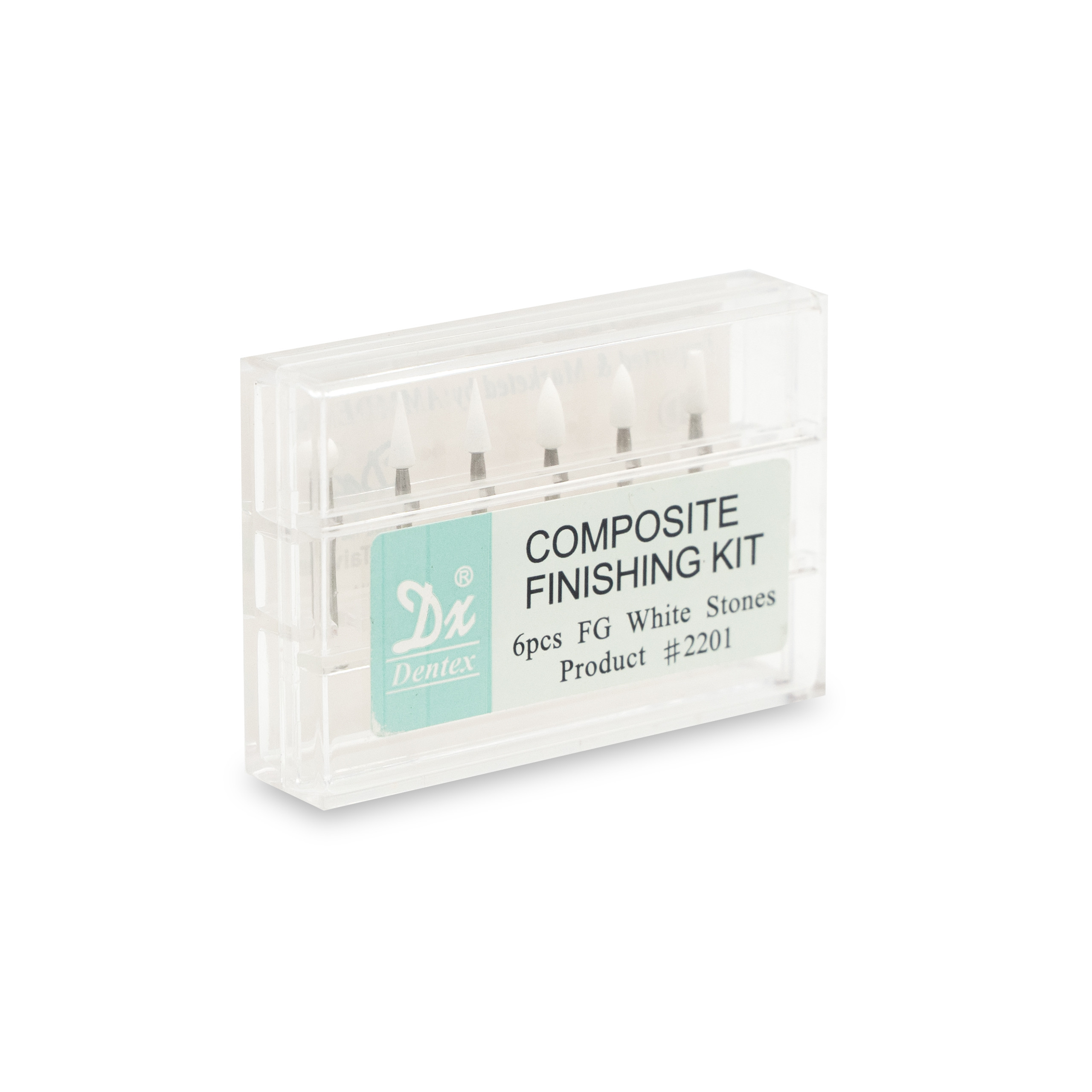 Ammdent Dx Dentex Composite Finishing Kit FG White Stones 6pcs