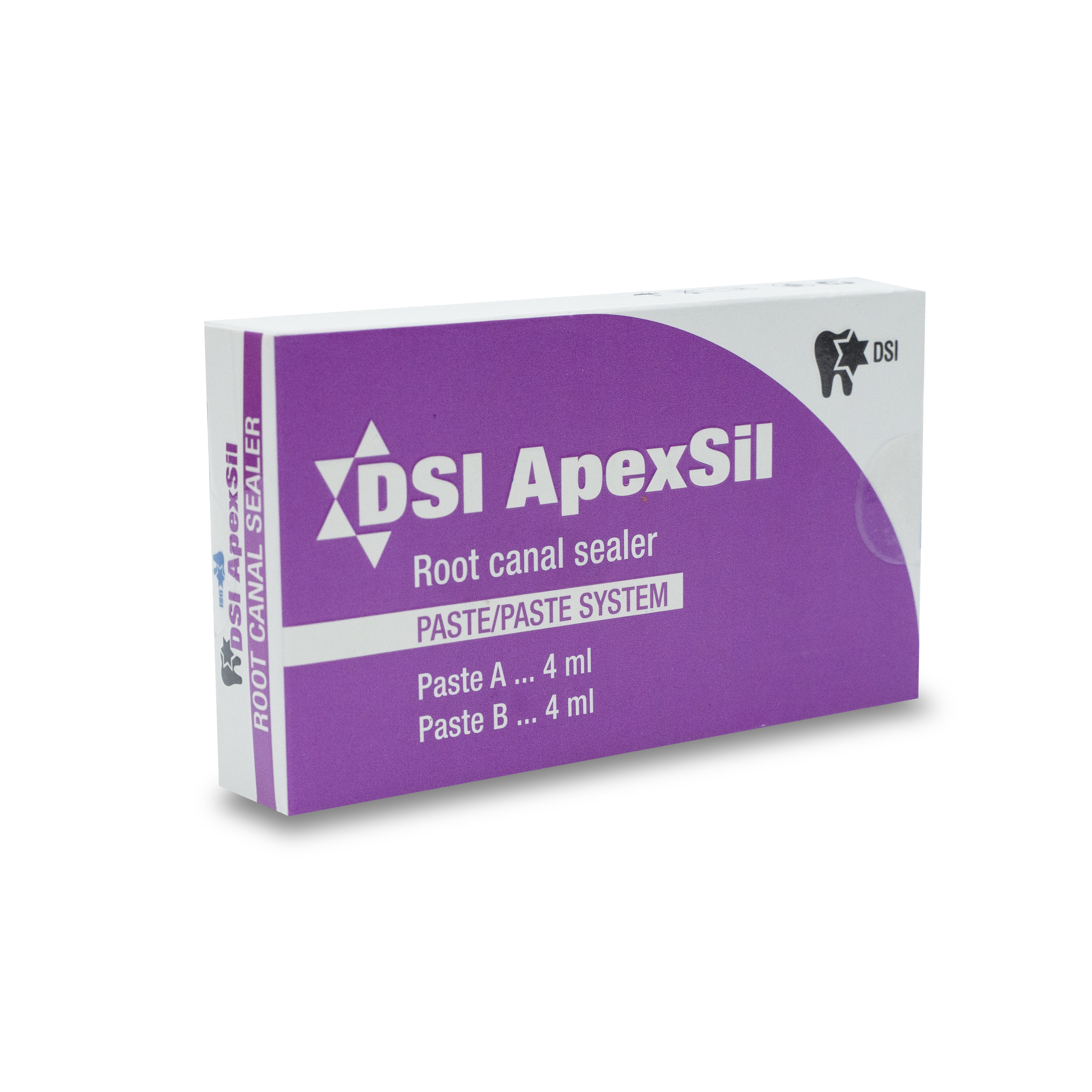 DSI ApexSil Root Canal Sealer Paste A-4ml,Paste B-4ml