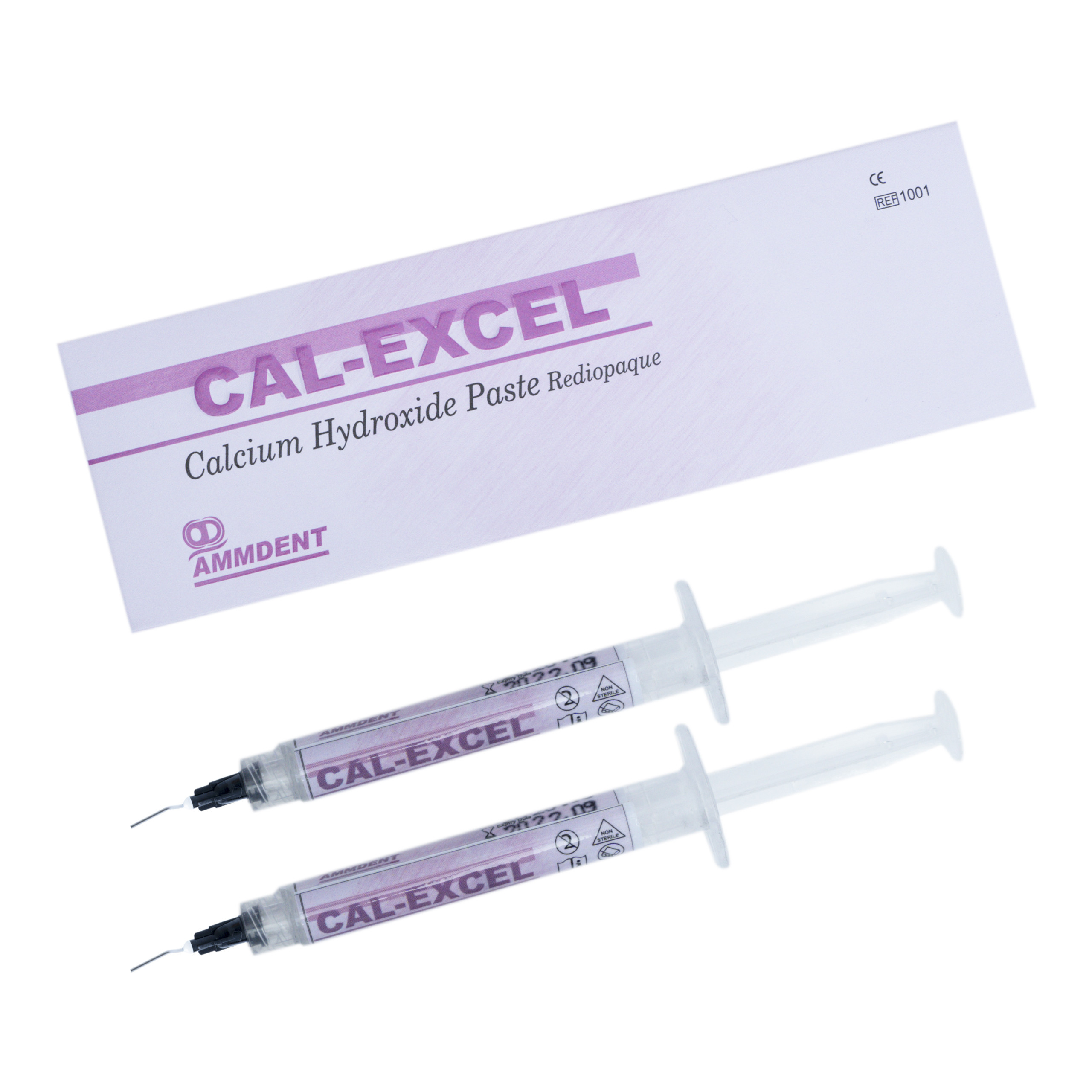 Ammdent Cal Excel Radiopaque Calcium Hydroxide 2x2gm Syringe