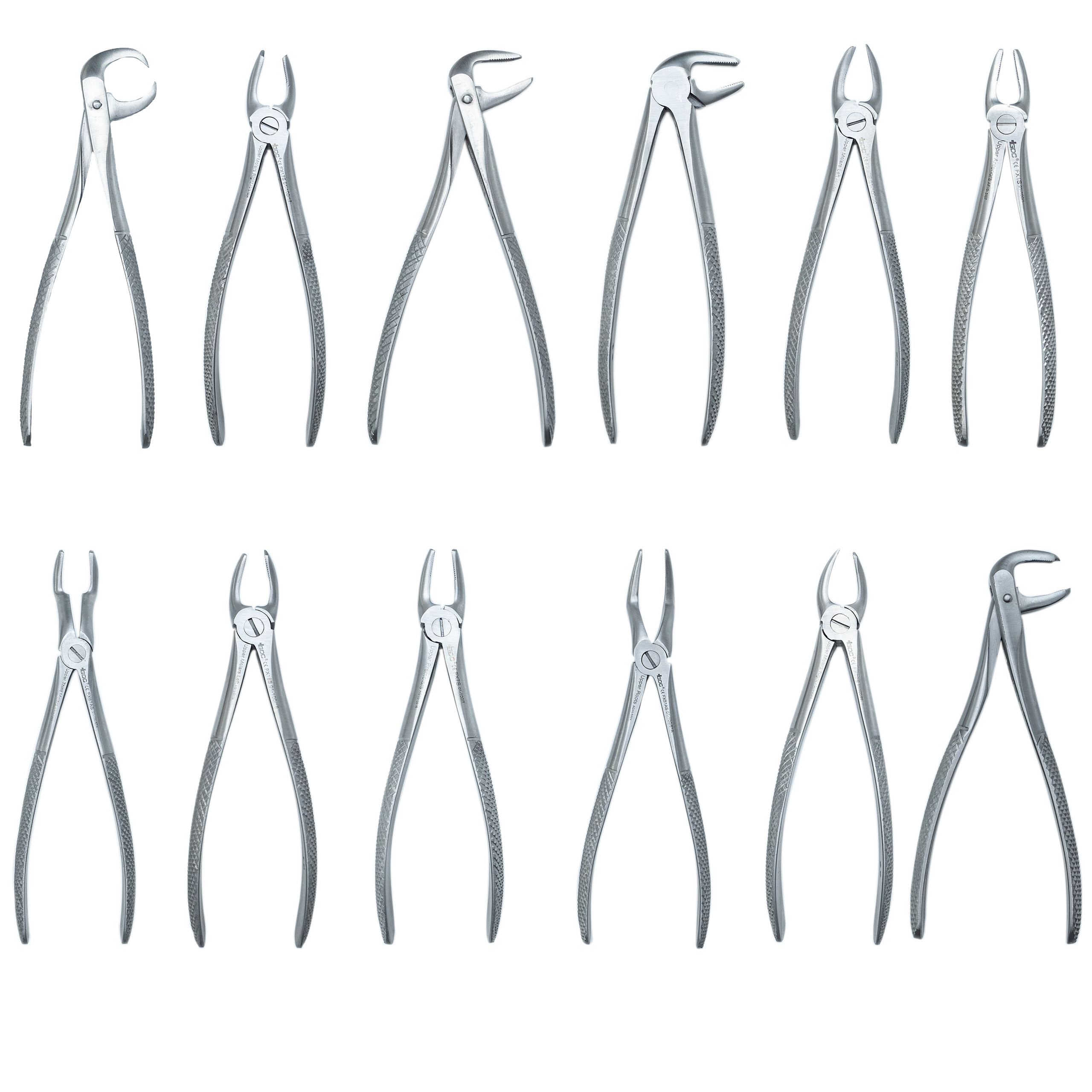 API FORCEPS SET OF 14 (1, 4, 7, 13, 17, 18, 22, 51, 67, 74, 79, 86, 89, 90)