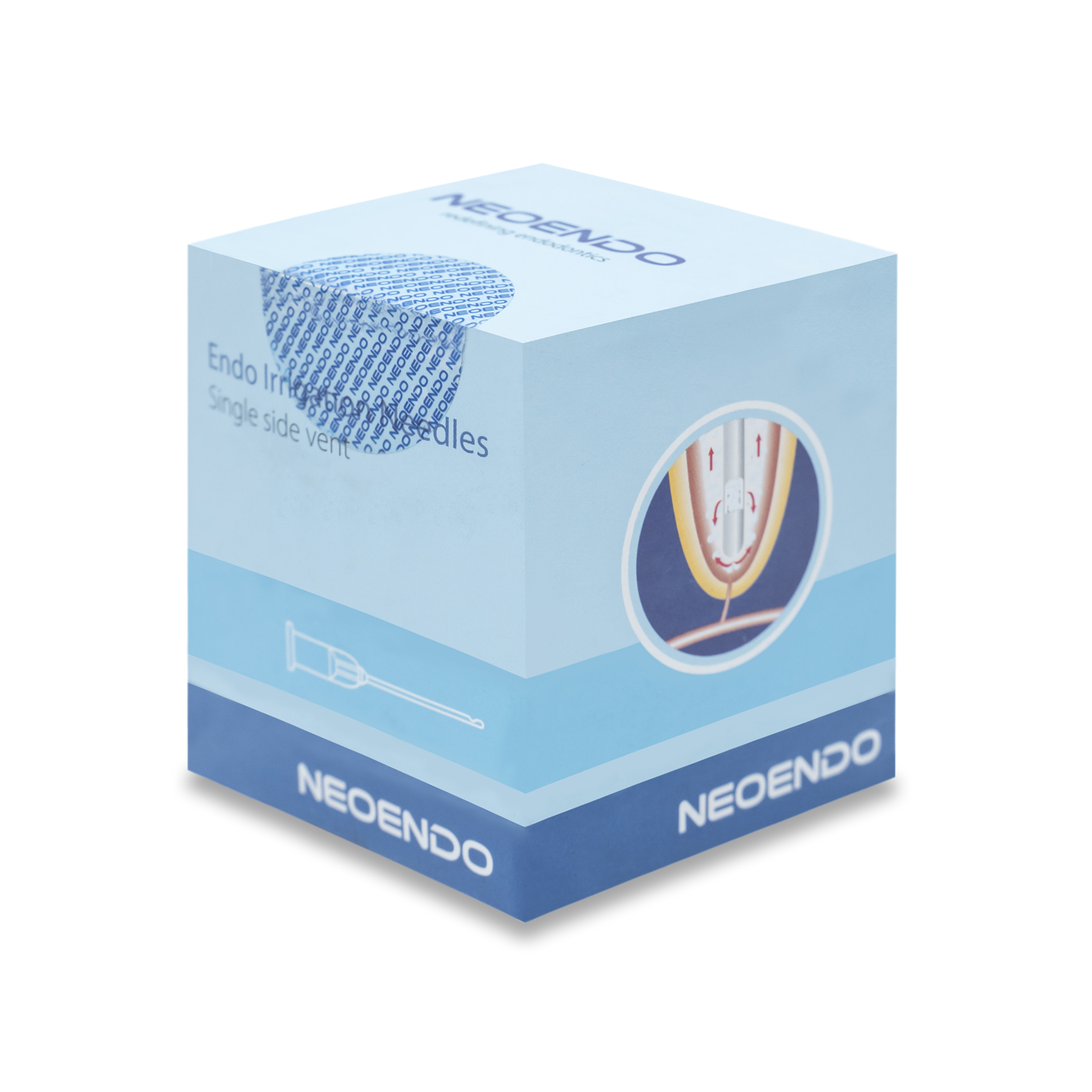 Neoendo Endo Irrigation Needles Double  Side Vent 30 Gauge Length 25mm 50pcs