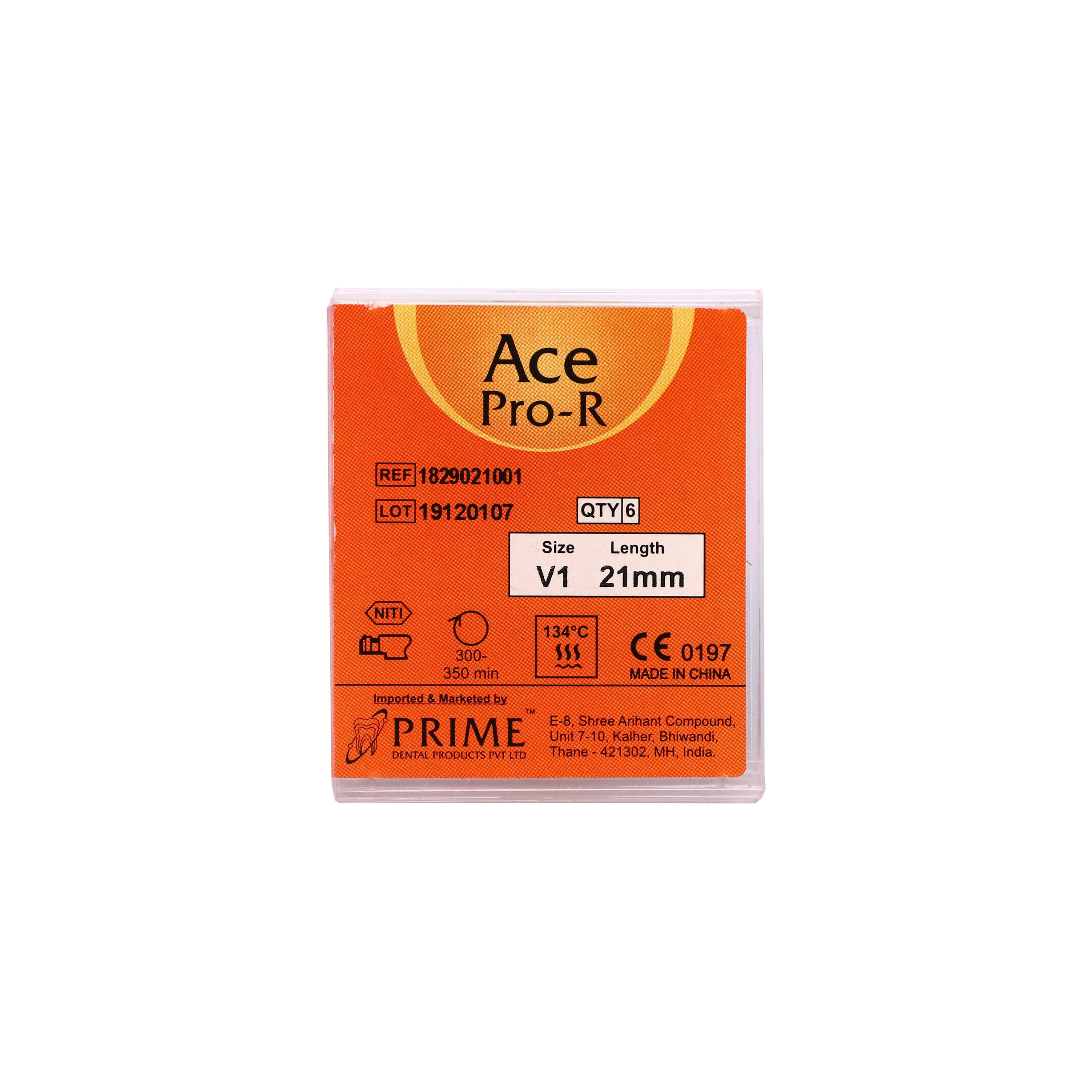 Prime Dental ACE Pro Rotary Files V1 21mm