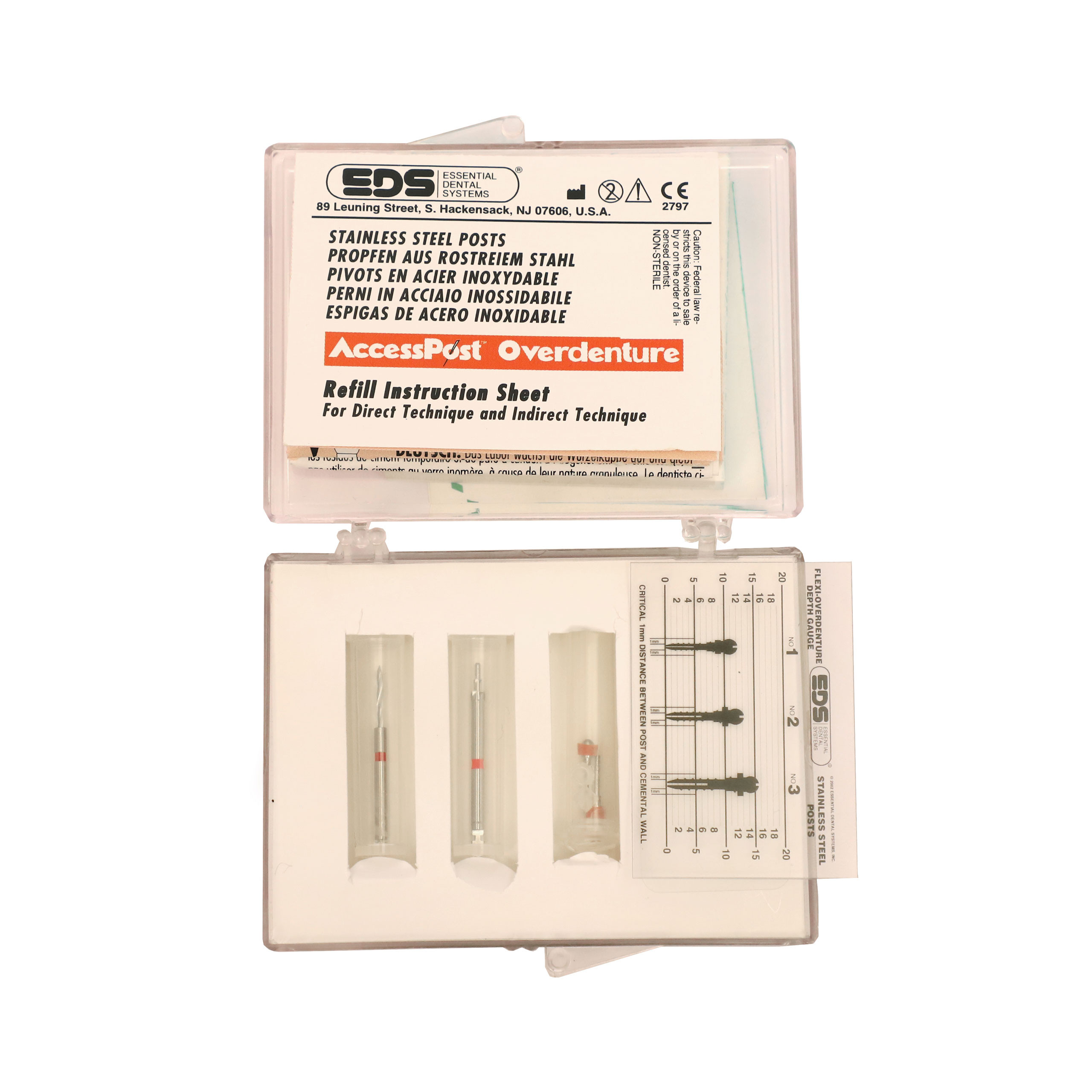 EDS Access Post Overdenture Trial Kit