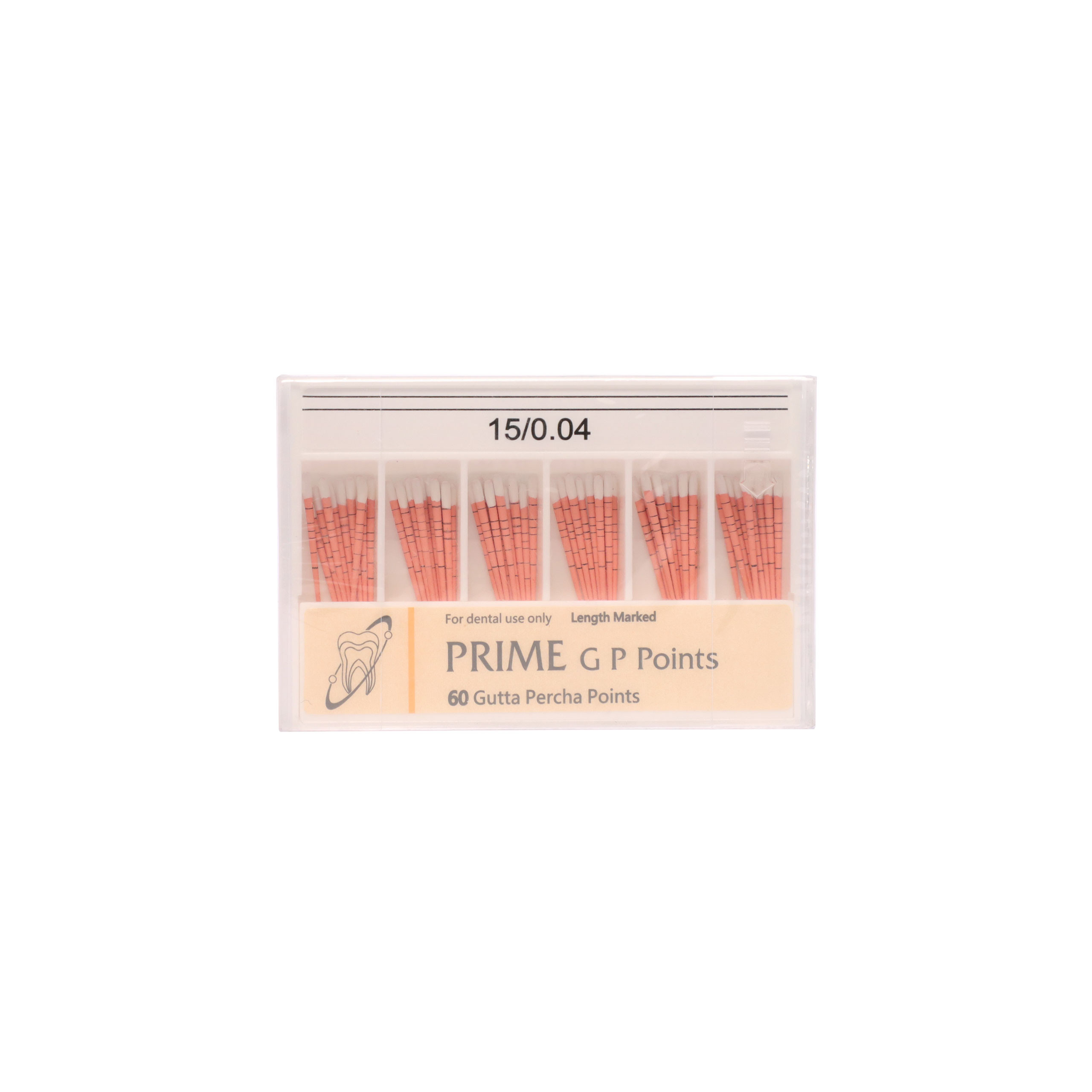 Prime Gutta Percha Points 4%, 15