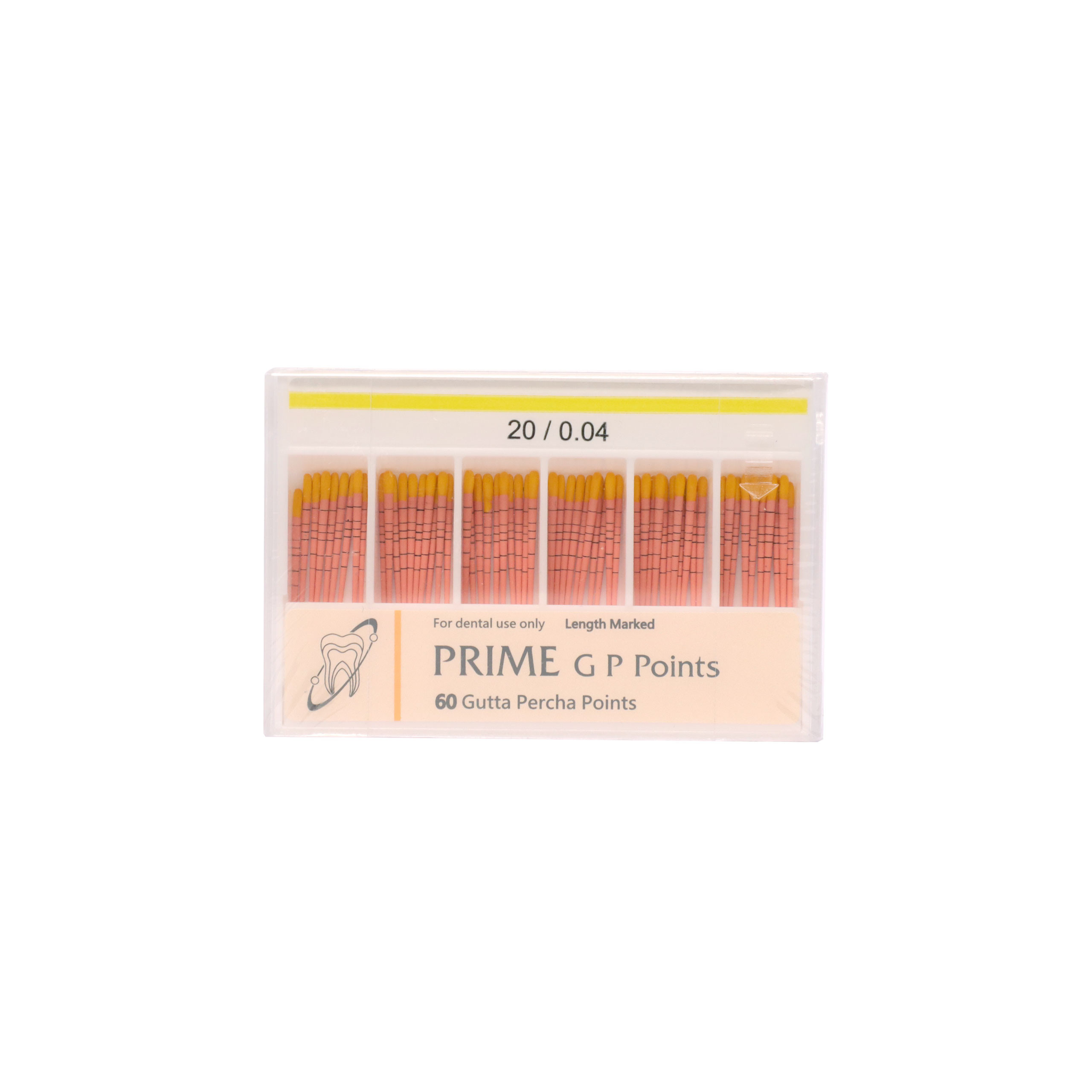 Prime Gutta Percha Points 4%, 20