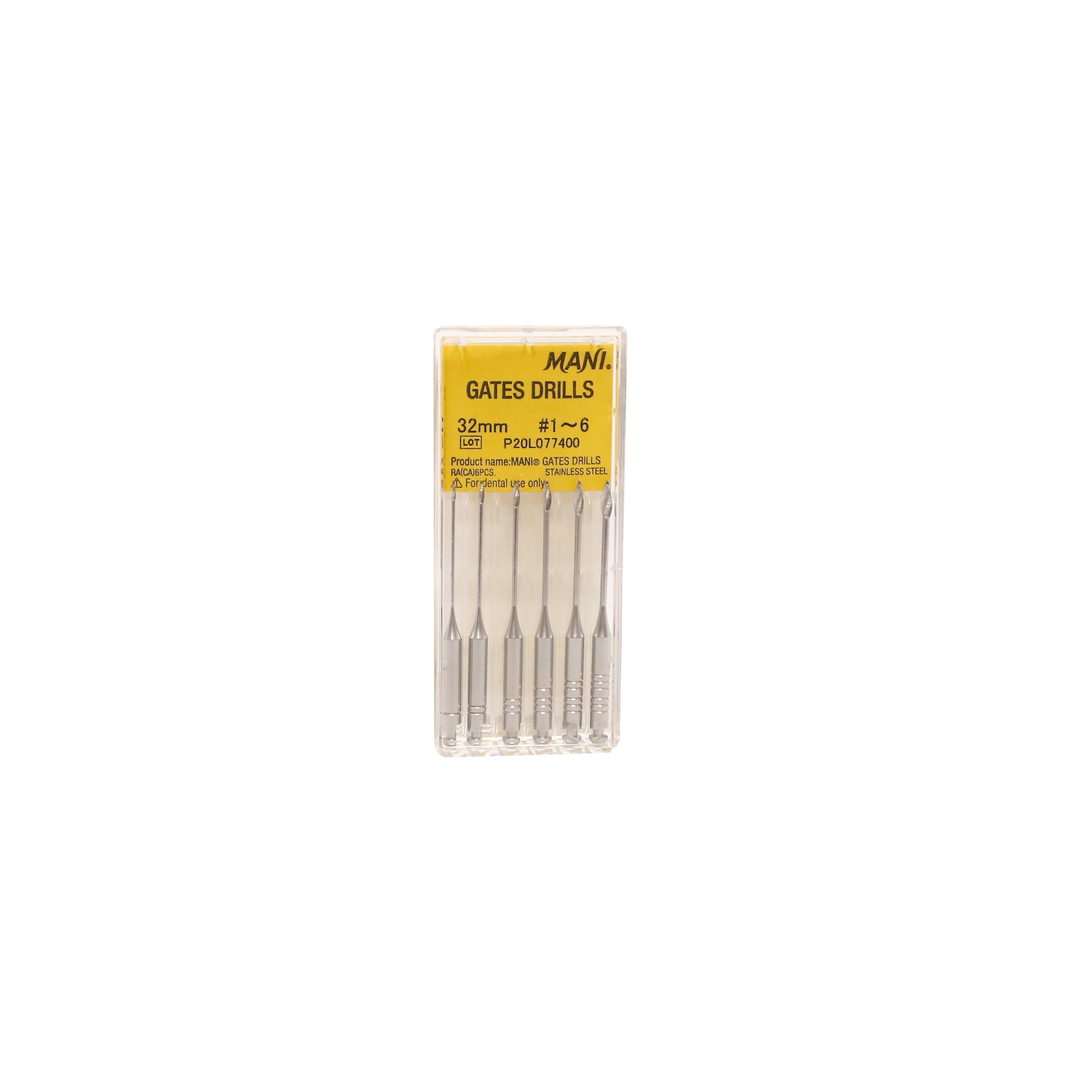 Mani Gate Drills 1-6 Asst, 32mm
