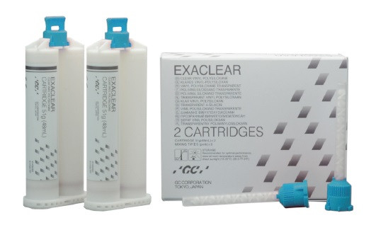 GC Exaclear Clear Vinyl Polysiloxane Cartridge (2x48ml)