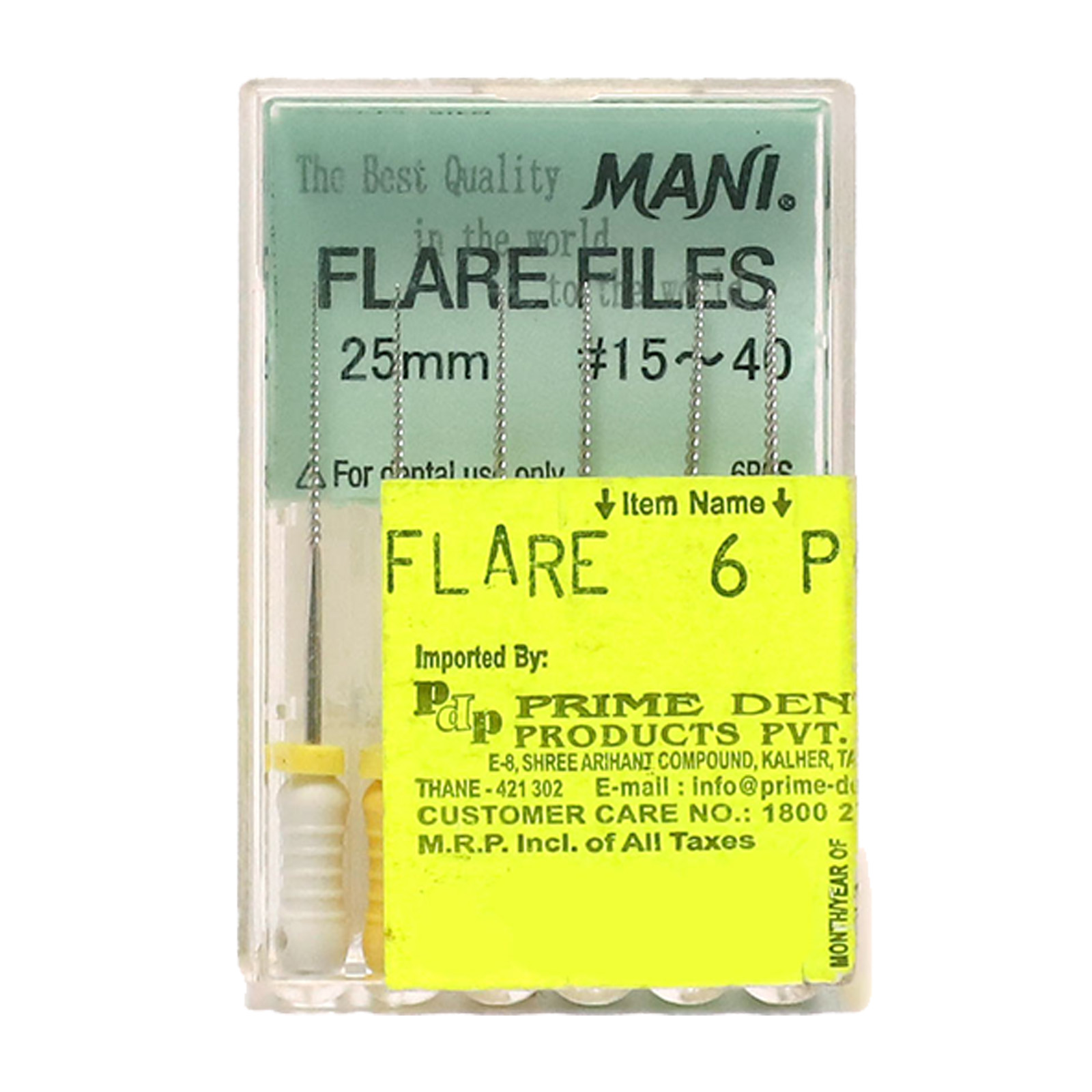 Mani Flare Files #15-40 25mm