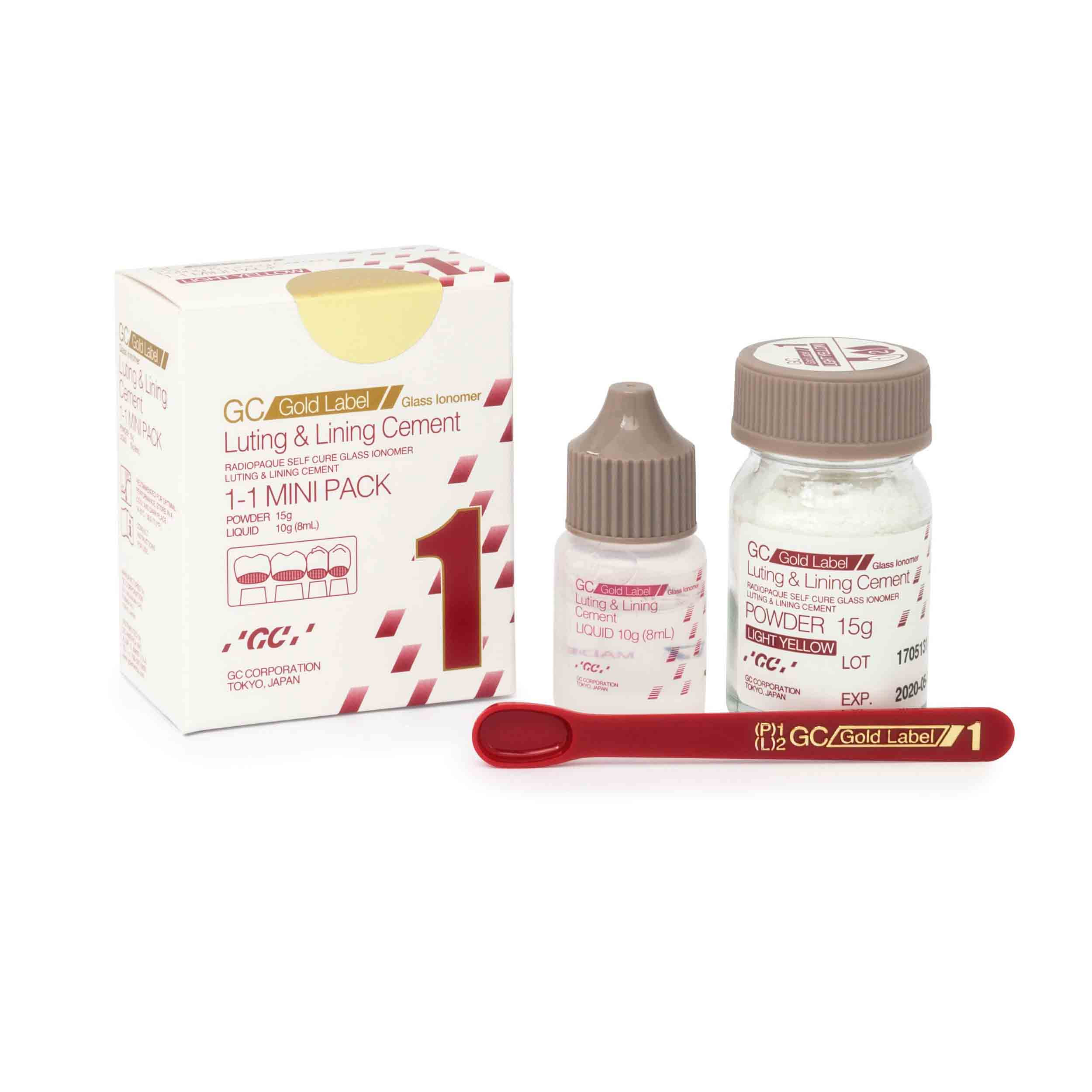 GC Gold Label Luiting And Lining  1-1 Mini Pack 15g/8ml