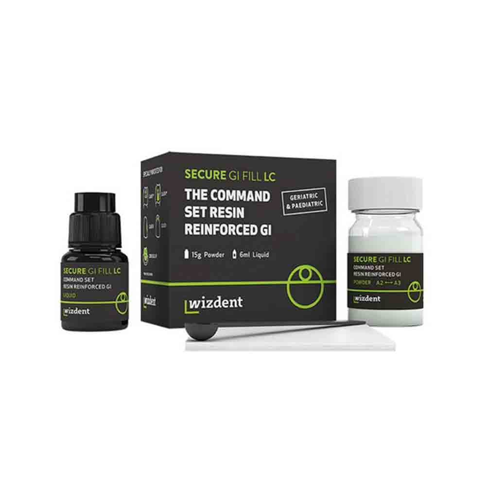 Wizdent Secure GI Fill Lc Powder 15gm, Liquid 6ml